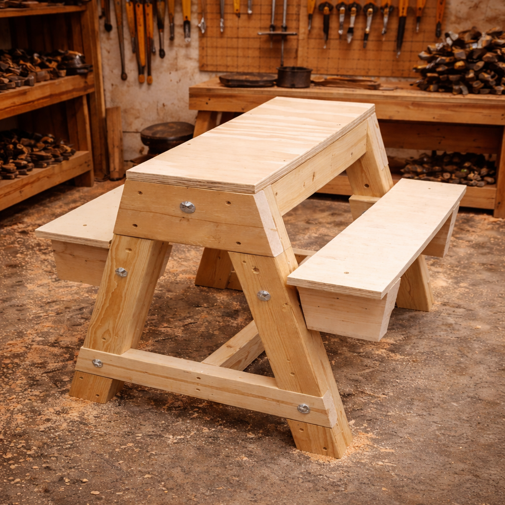 DIY Plans for Portable and Adjustable Spanking Bench - Image 3